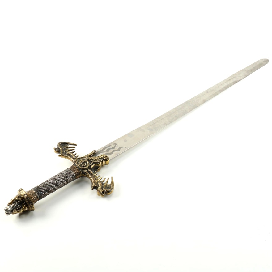 Dragon Motif Fantasy Sword