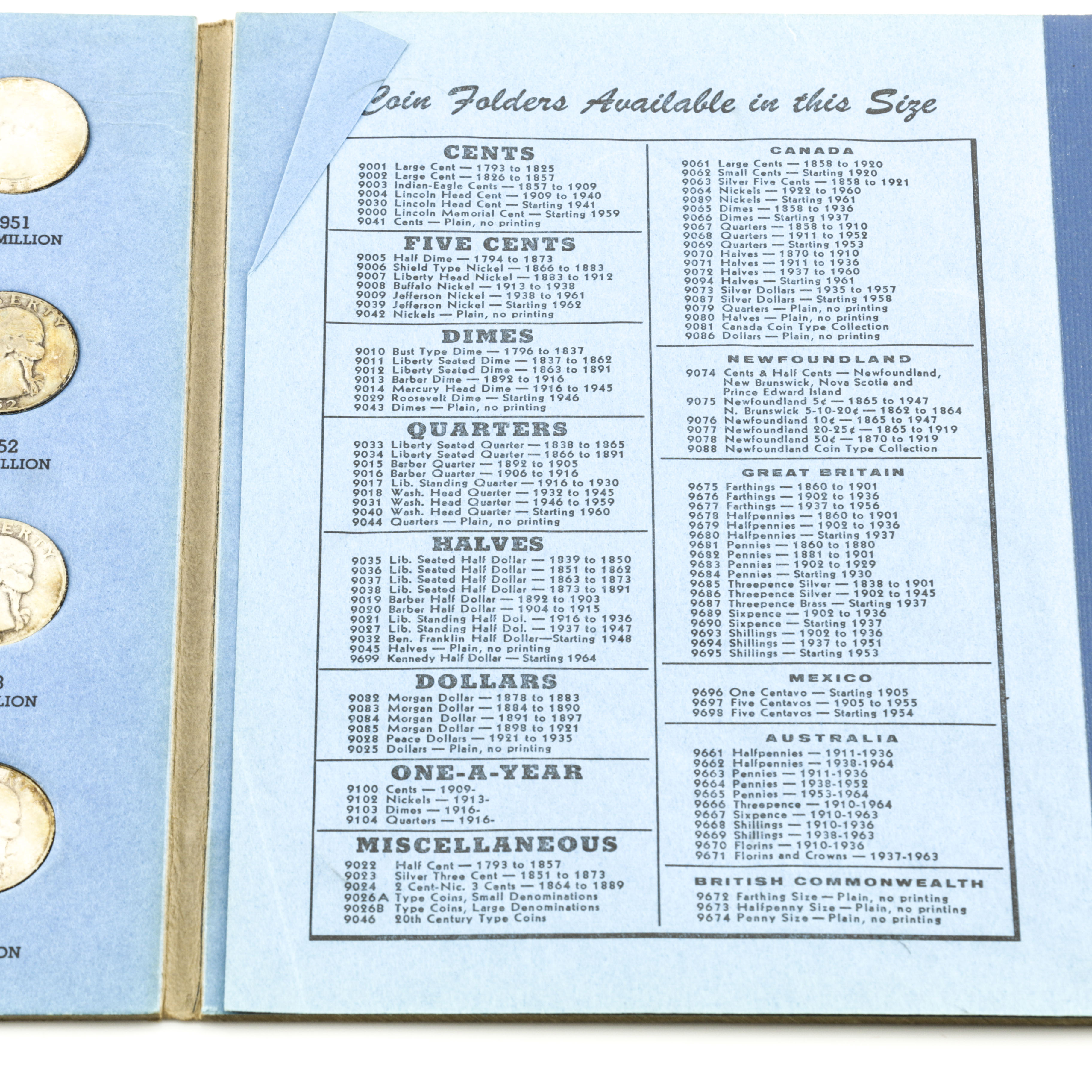 Two Whitman Binders of Washington Silver Quarters