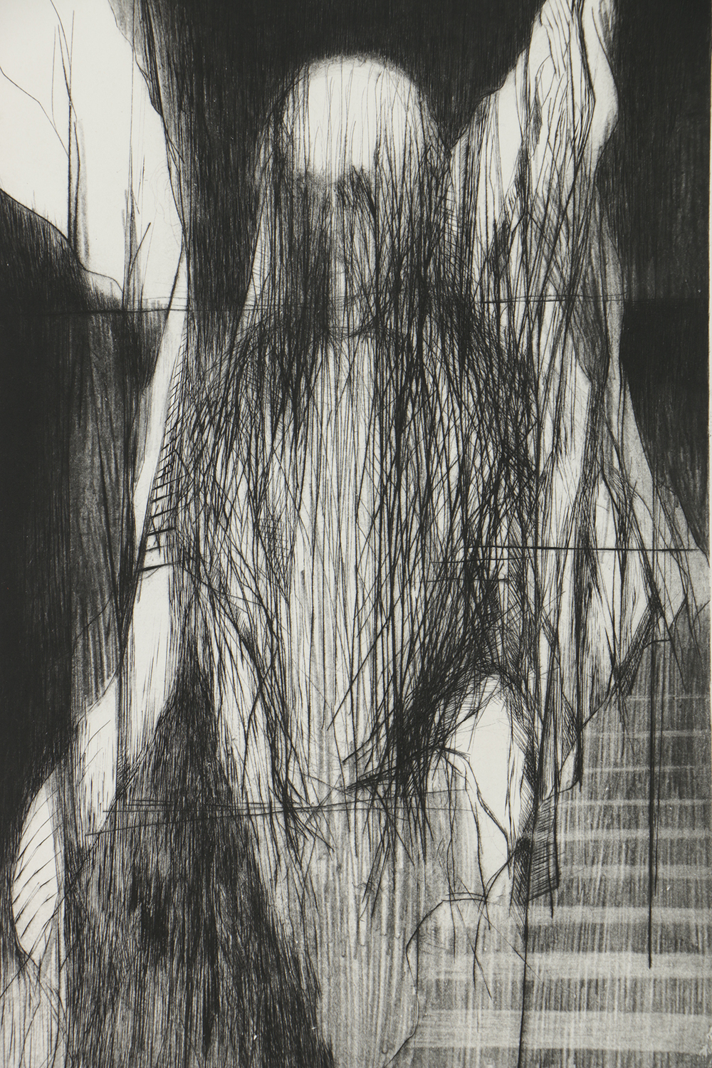 Limited Edition Etching on Paper "Man in Retrospect"