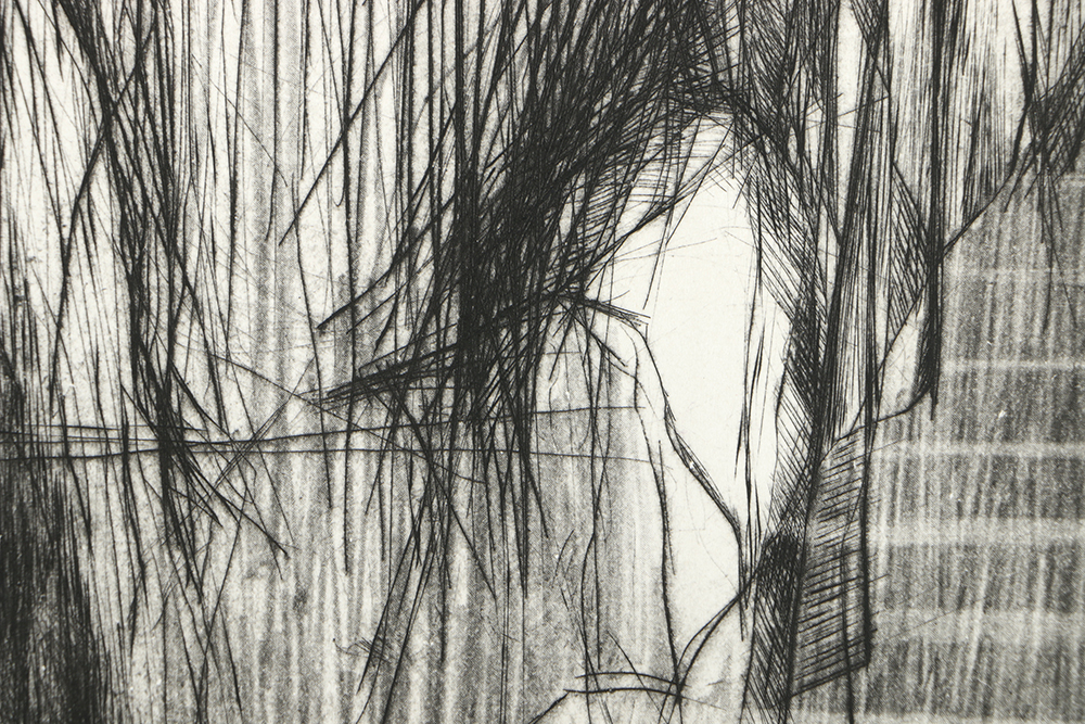 Limited Edition Etching on Paper "Man in Retrospect"