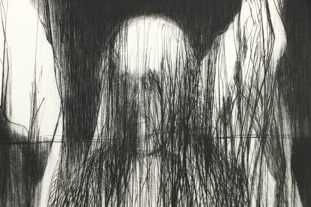 Limited Edition Etching on Paper "Man in Retrospect"