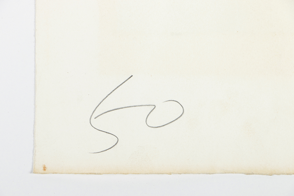 Limited Edition Etching on Paper "Man in Retrospect"