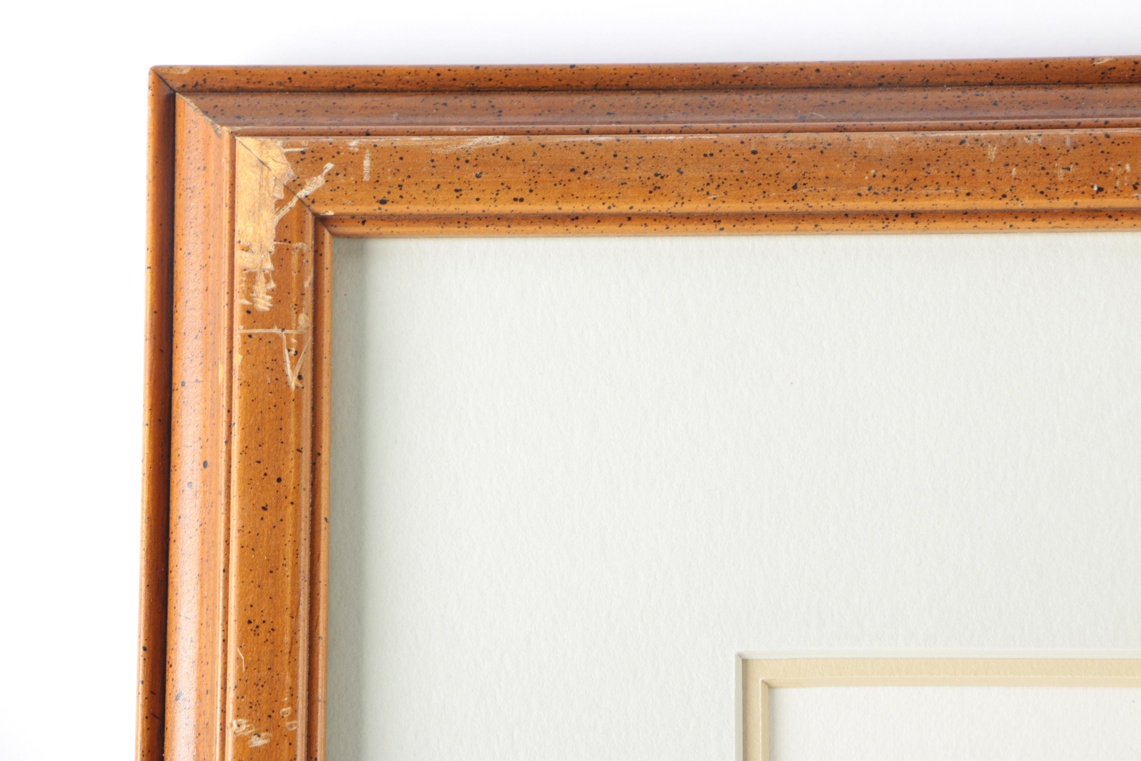 John Hale Ink and Watercolor of Berger's Grocery