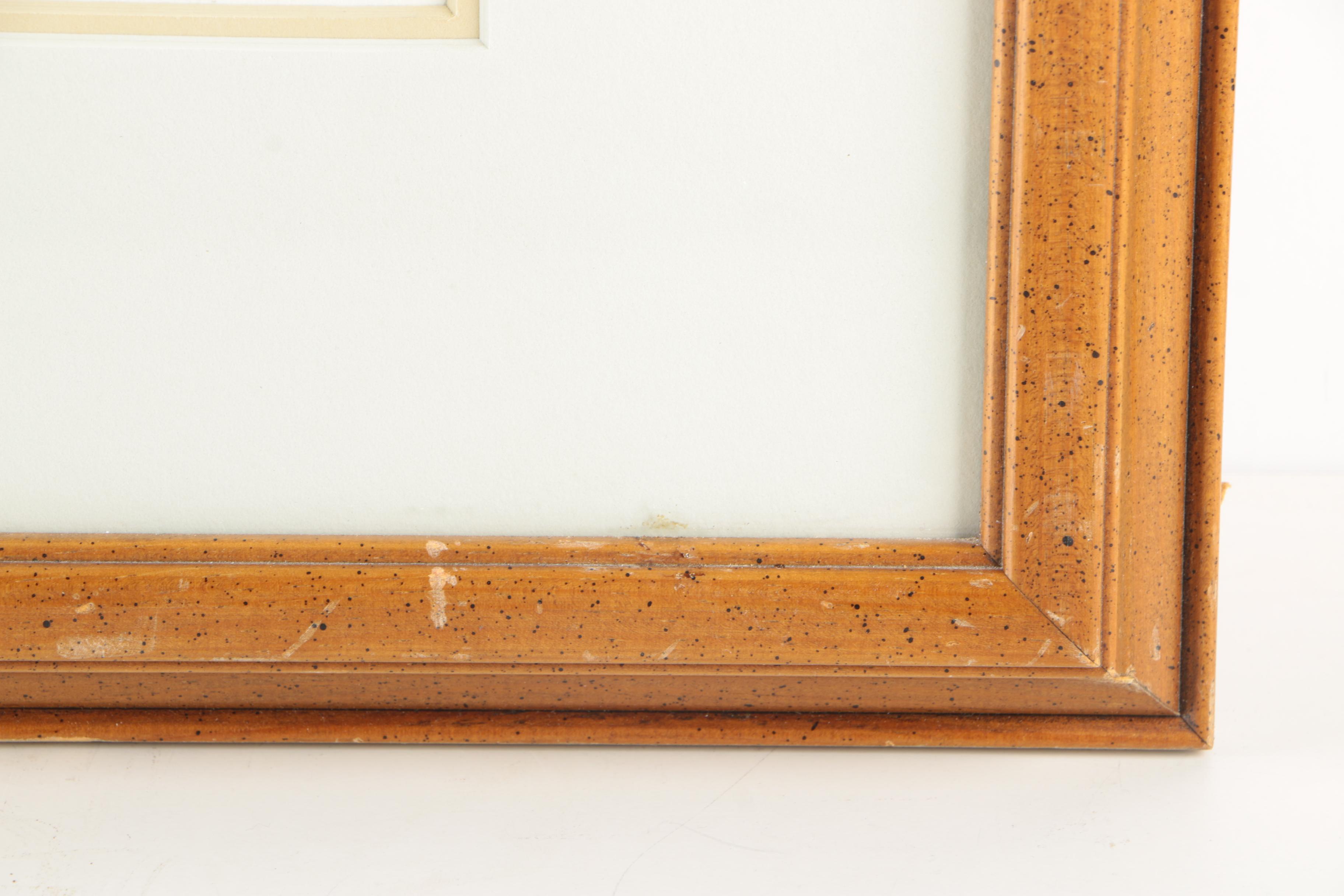 John Hale Ink and Watercolor of Berger's Grocery