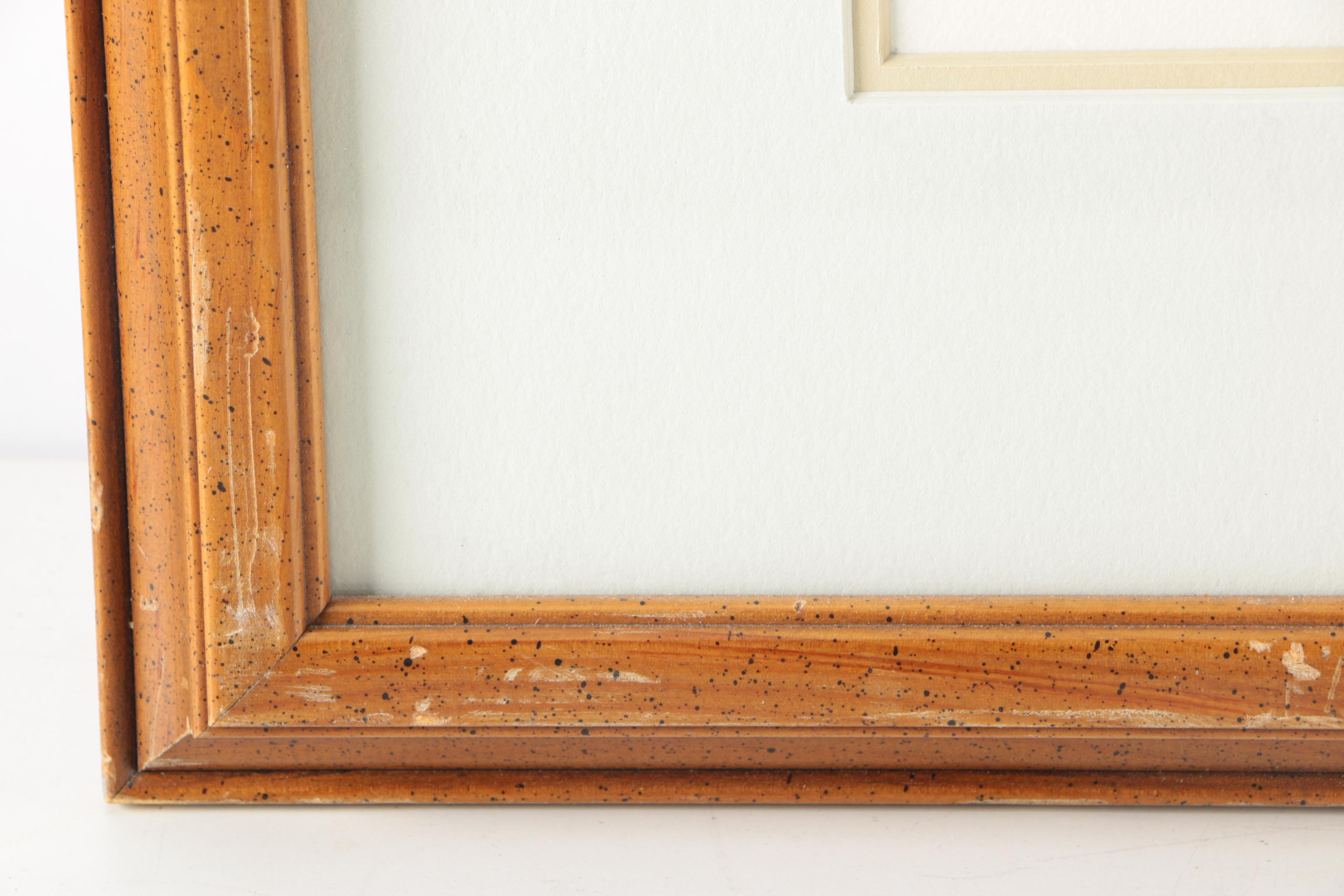 John Hale Ink and Watercolor of Berger's Grocery