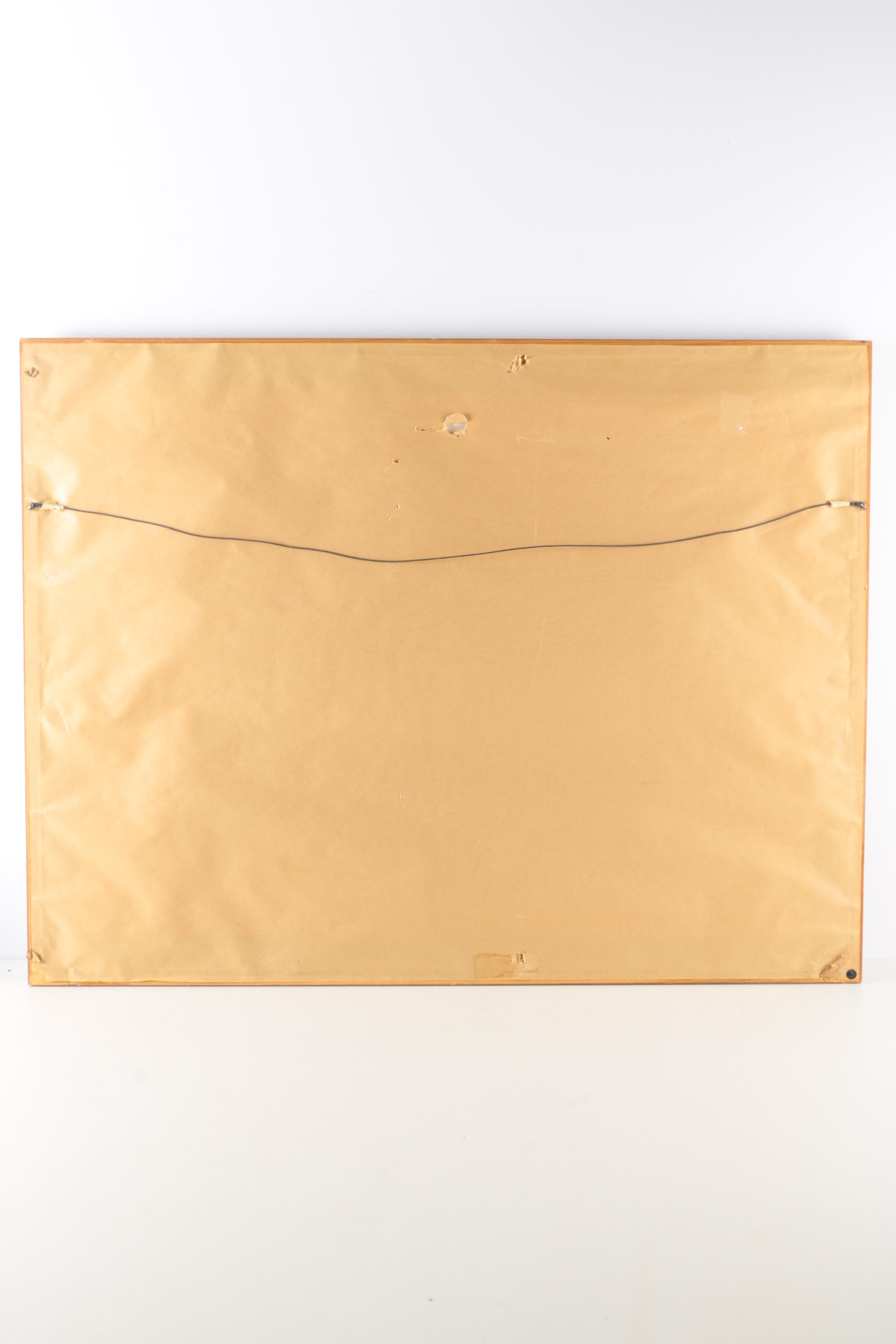 John Hale Ink and Watercolor of Berger's Grocery