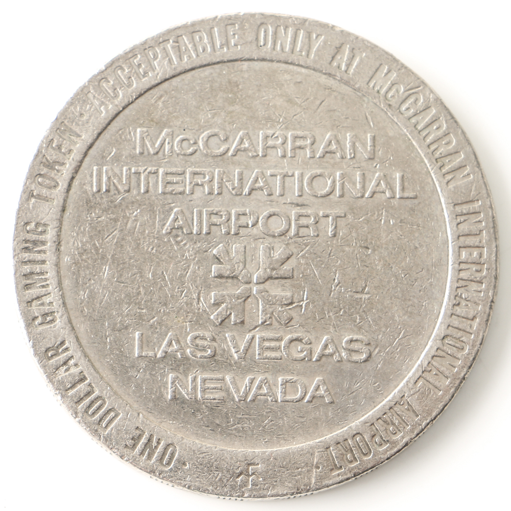 Two One-Dollar Gaming Tokens from Las Vegas