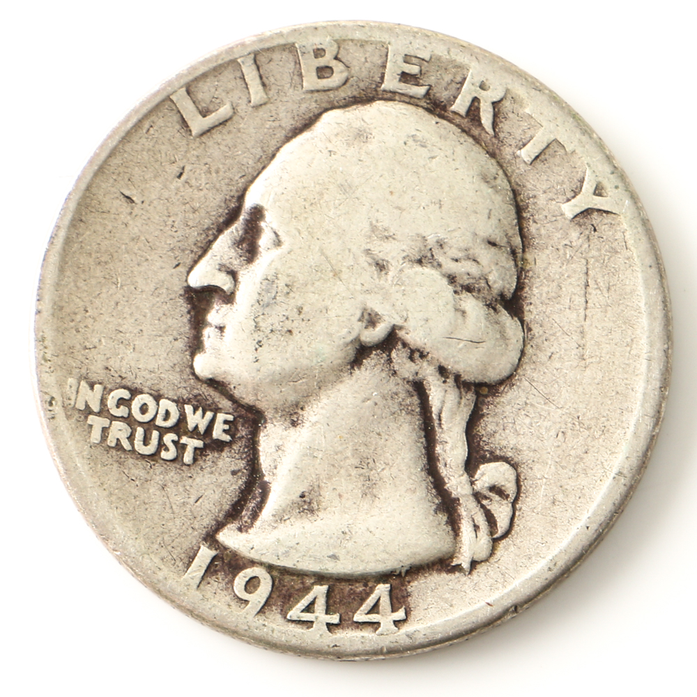 Thirty-Five Washington Silver Quarters