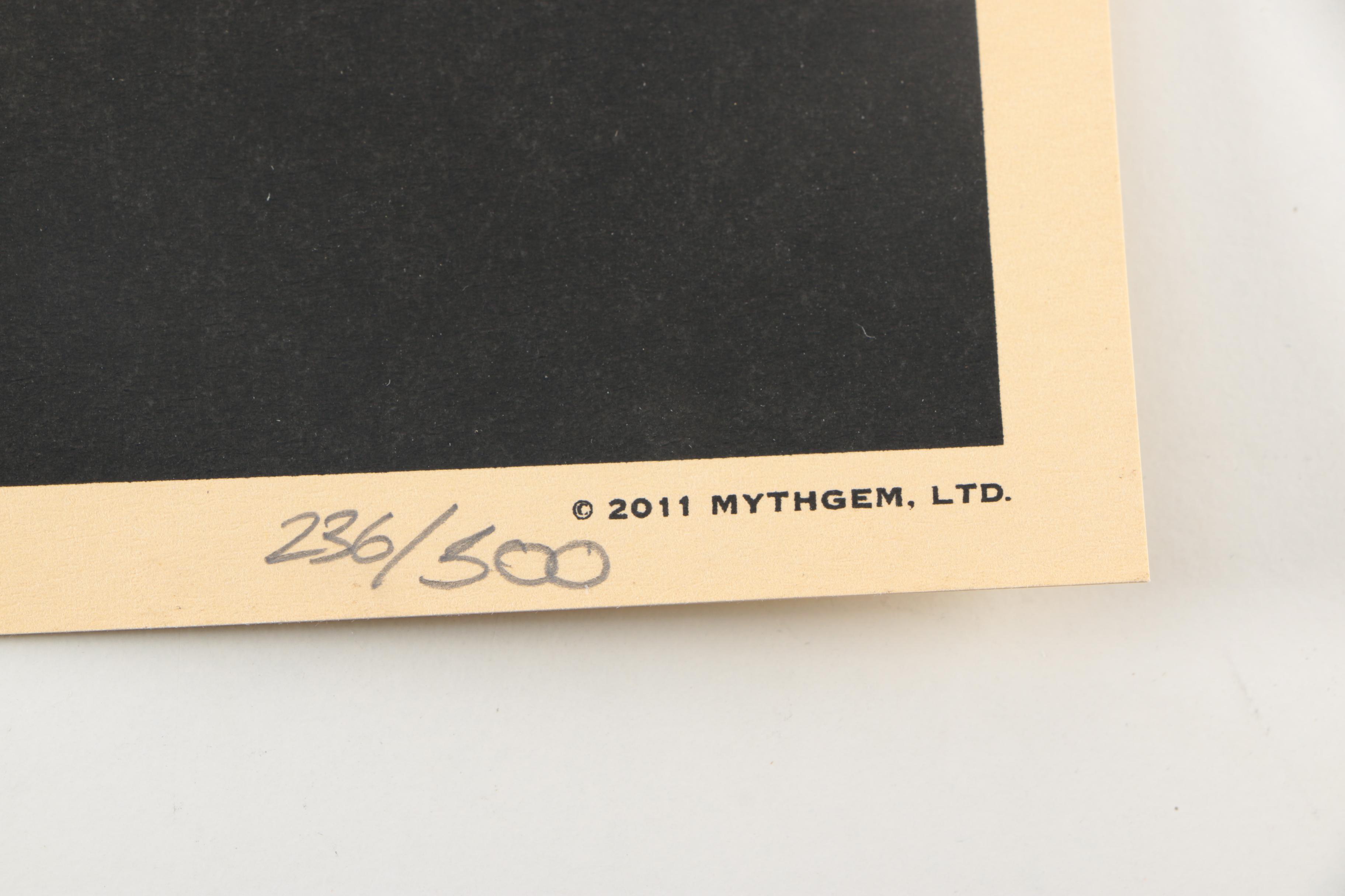 Limited Edition Lithograph "Led Zeppelin - Mothership"