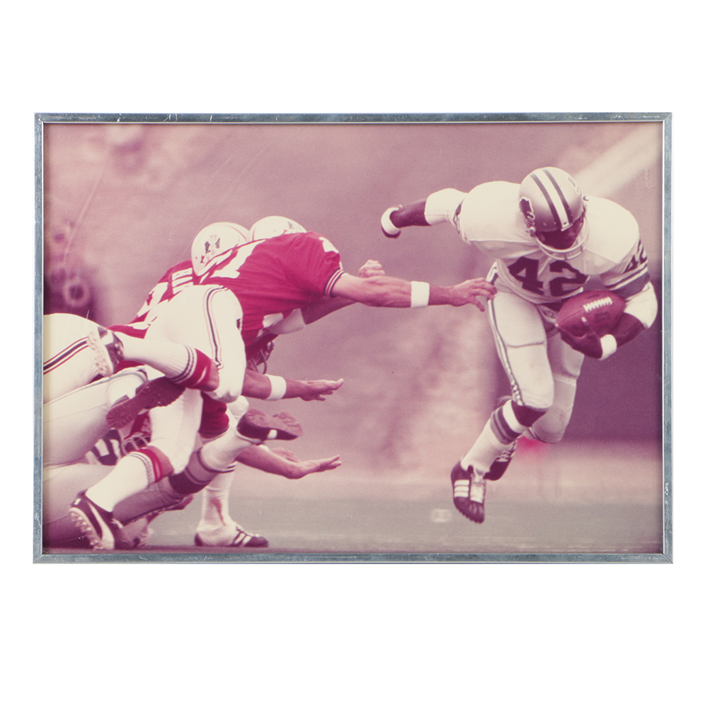 Water Iooss Jr. Chromogenic Photograph on Paper "Pro Football '72 Detroit Lions vs. Boston"