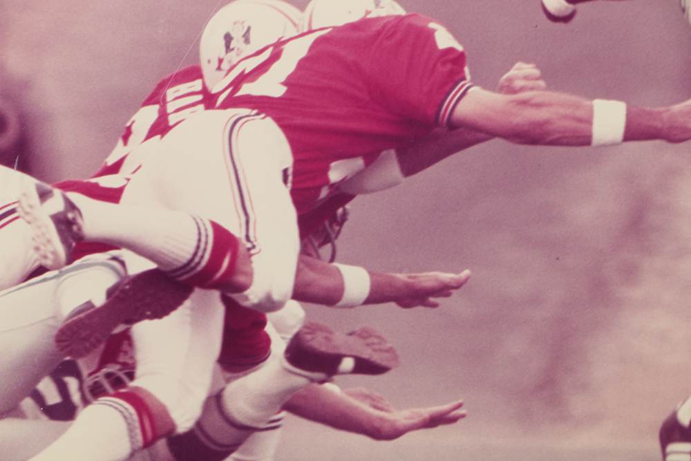 Water Iooss Jr. Chromogenic Photograph on Paper "Pro Football '72 Detroit Lions vs. Boston"