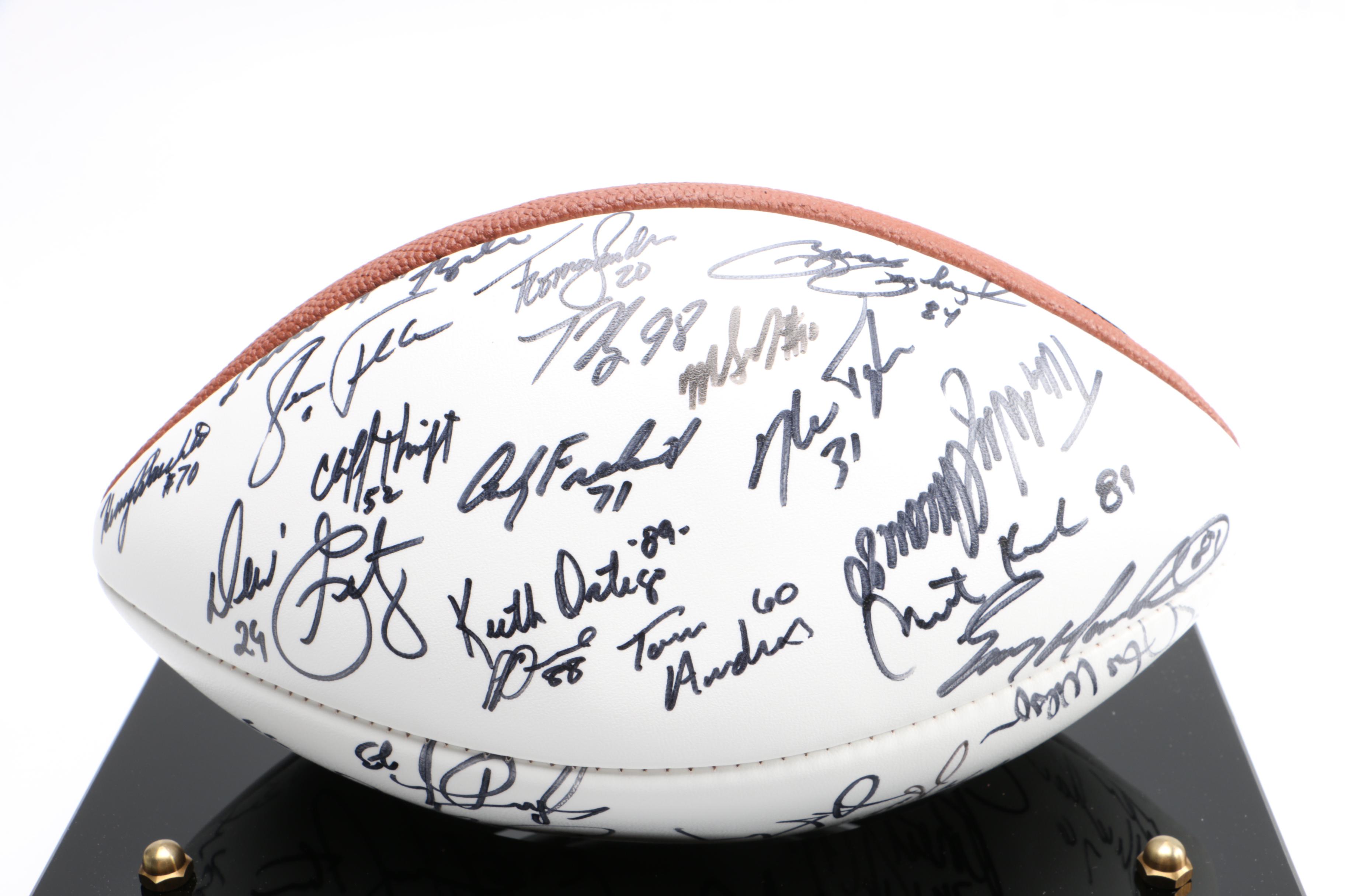 Team Signed Super Bowl XX Champions Chicago Bears 1985