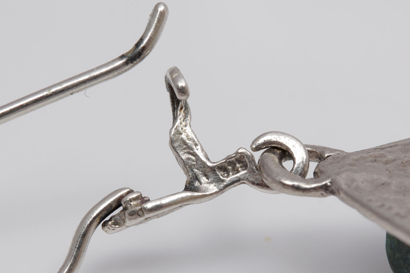 Sterling Silver Eilat Stone Dangle Earrings