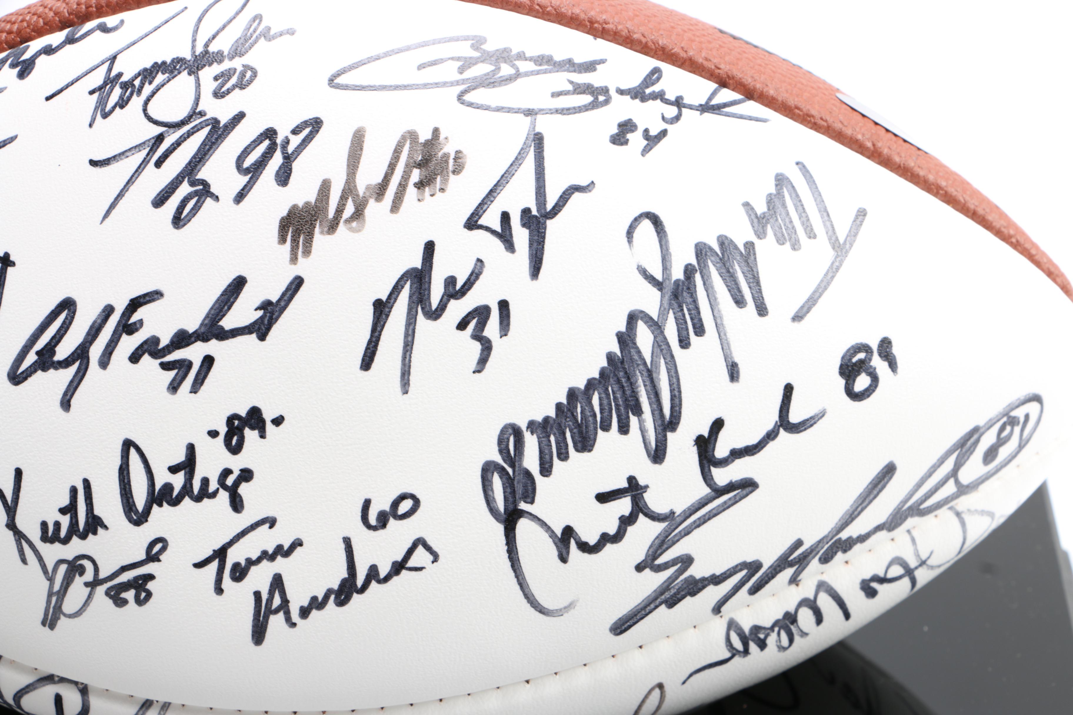 Team Signed Super Bowl XX Champions Chicago Bears 1985