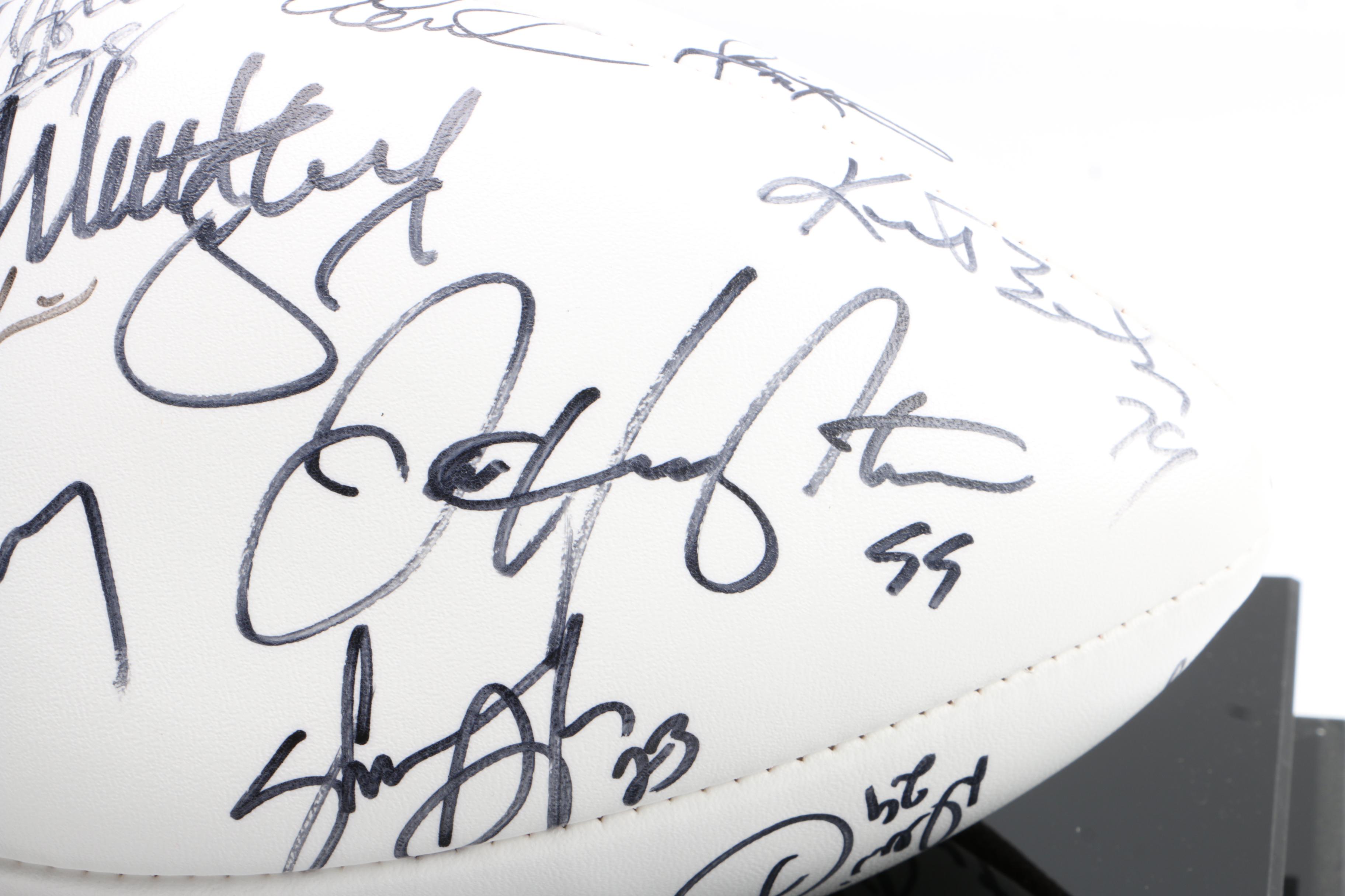 Team Signed Super Bowl XX Champions Chicago Bears 1985