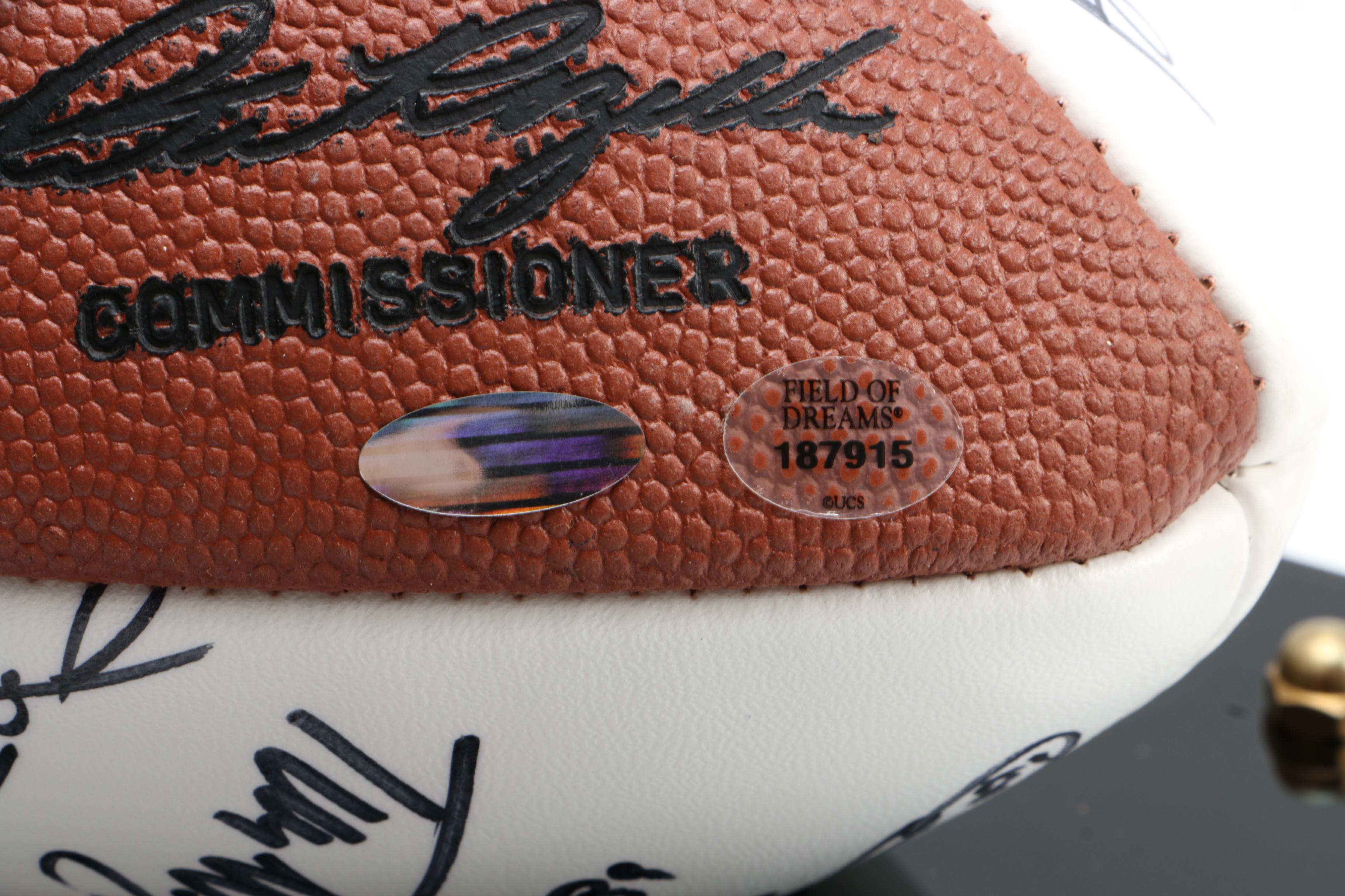 Team Signed Super Bowl XX Champions Chicago Bears 1985