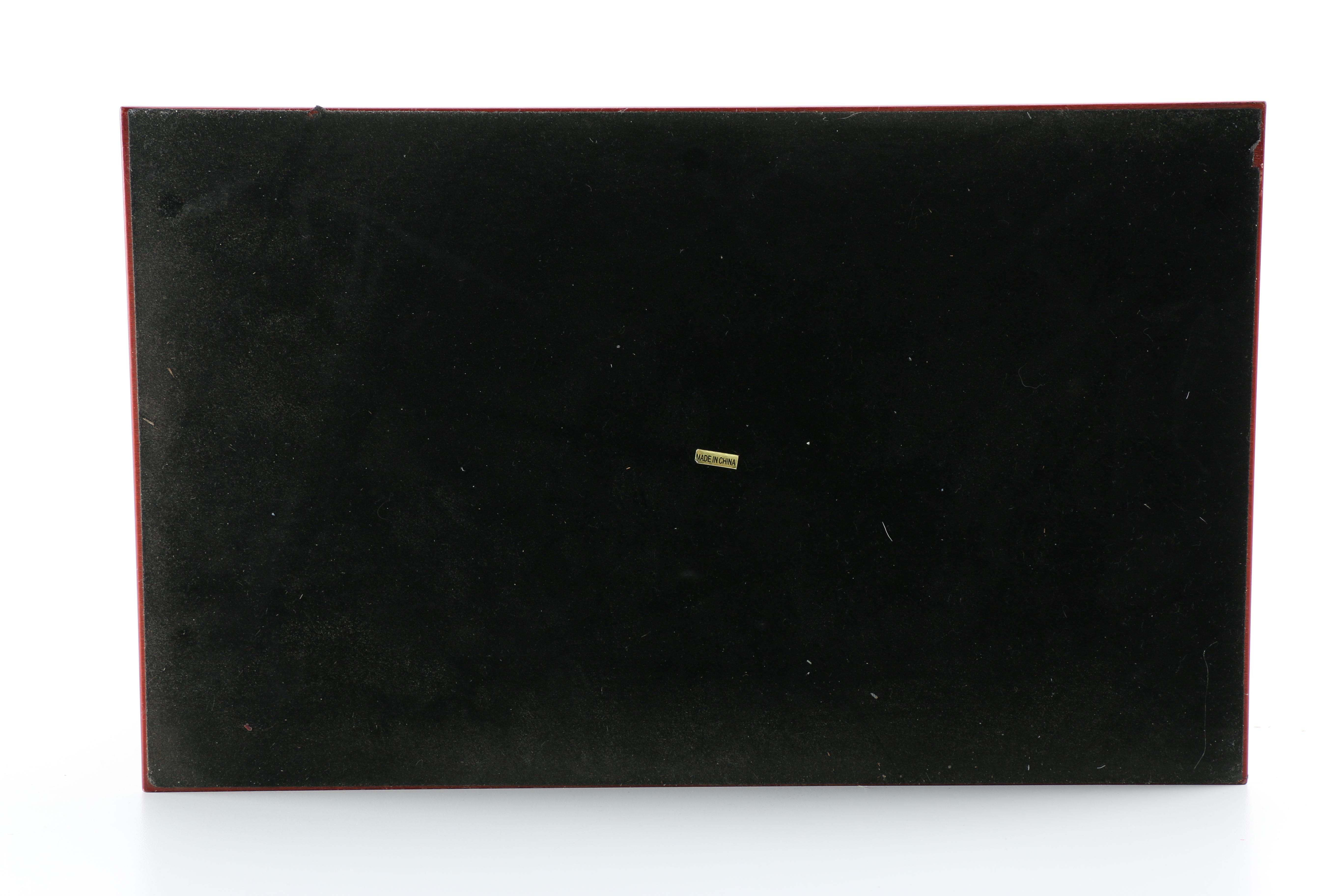 Lori Greiner Red Wooden Jewelry Box