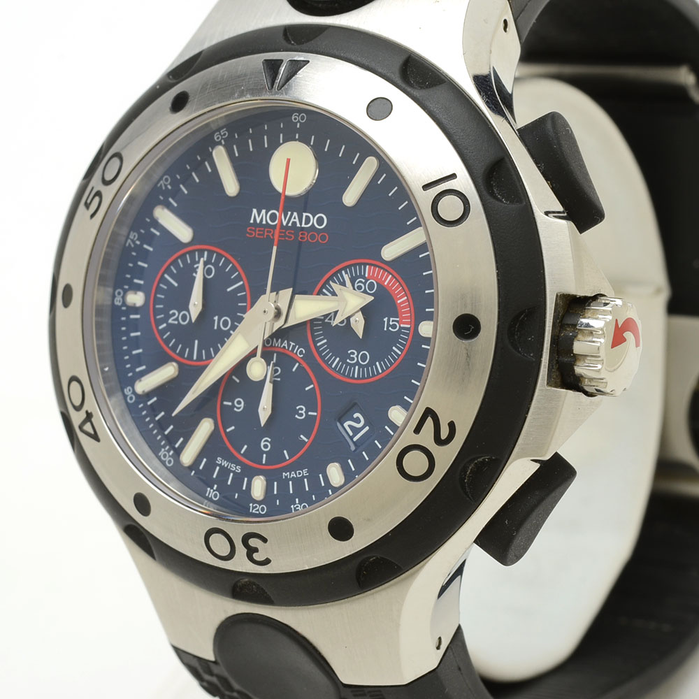 Movado Series 800 TOM BRADY Special Edition Chronograph Automatic Watch