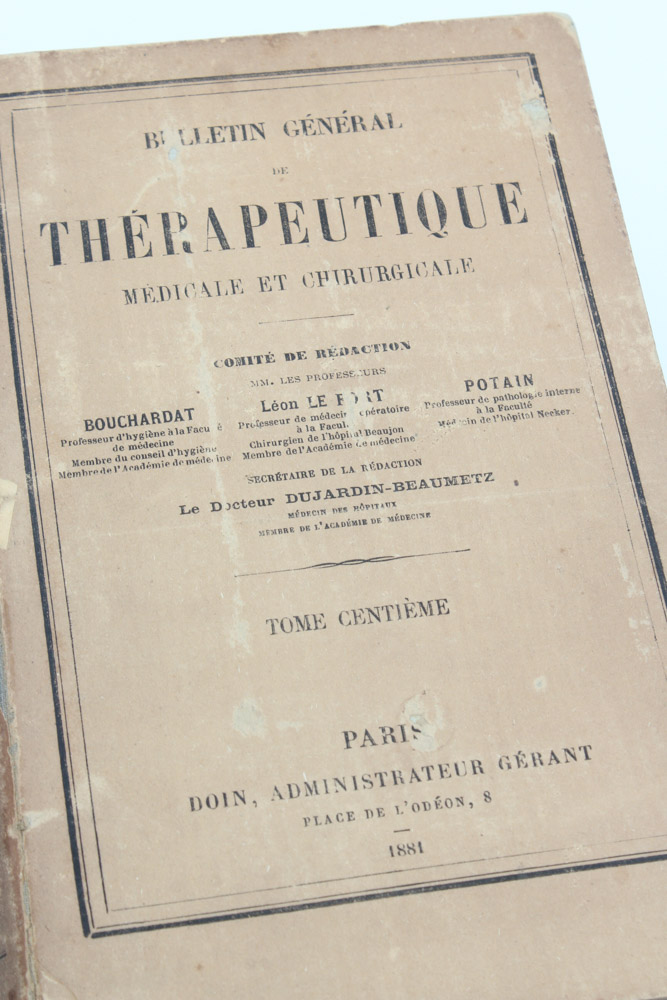 Antique French Medical Texts