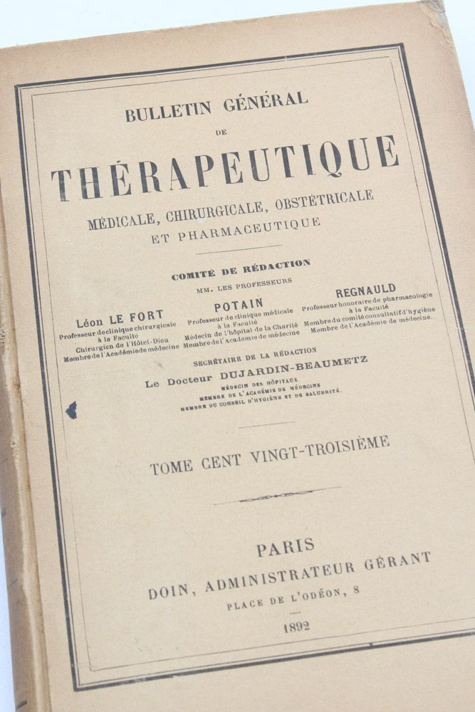 Antique French Medical Texts