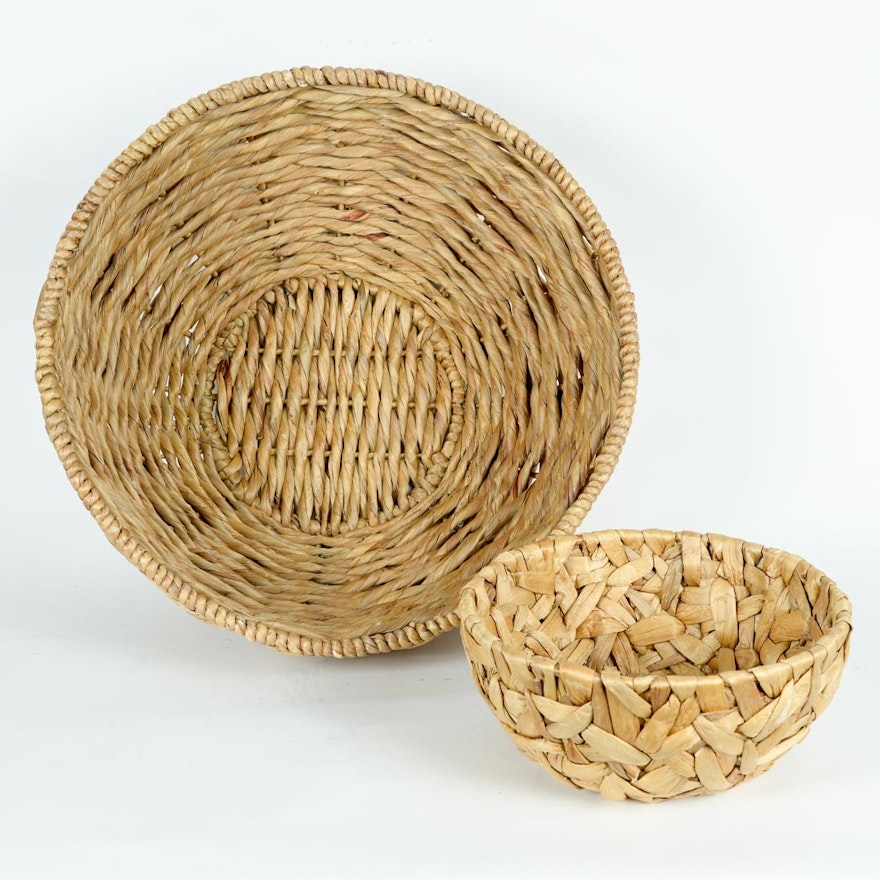 Pair of Round Baskets