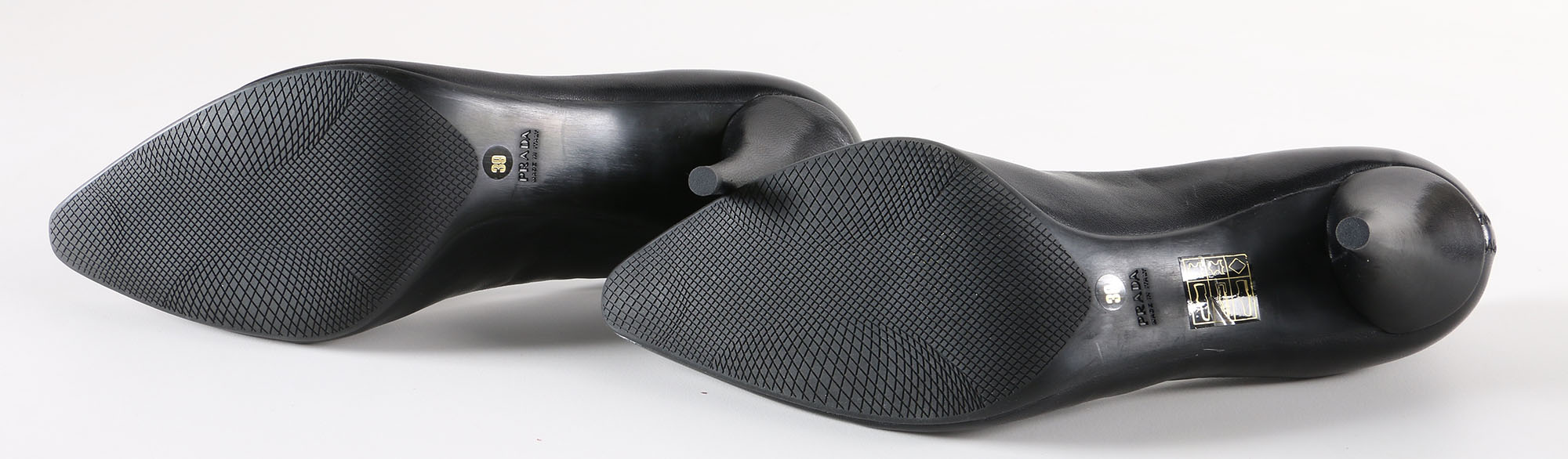 Prada Nappa Soft Nero Heels