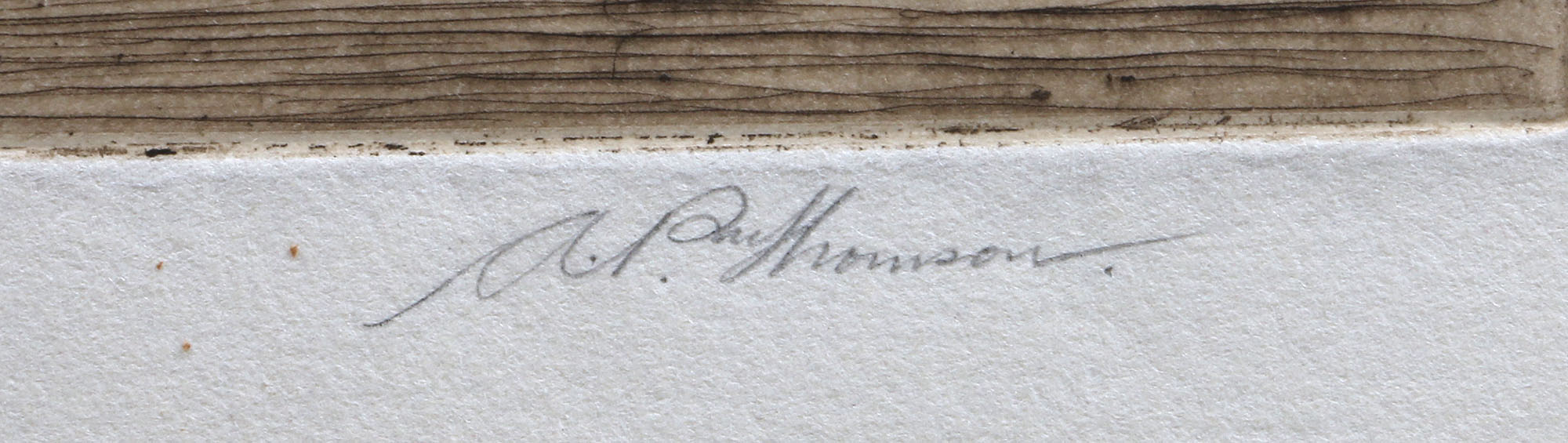 Monogrammed Old Master Print and Other Intaglio Prints of Various Scenes