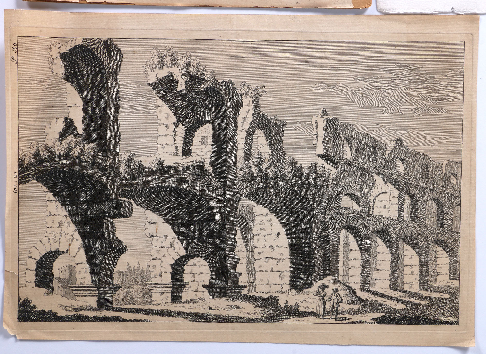 Monogrammed Old Master Print and Other Intaglio Prints of Various Scenes