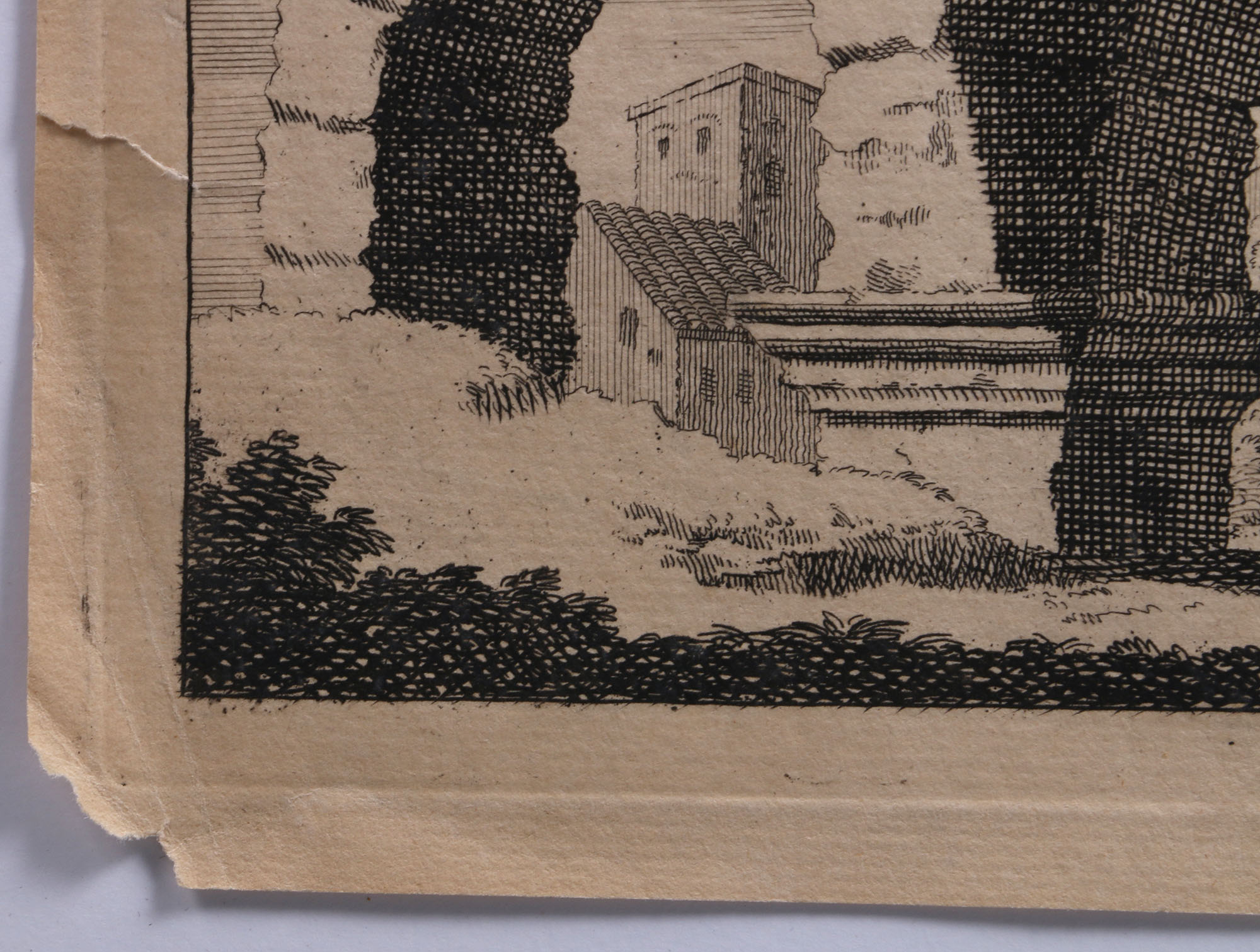 Monogrammed Old Master Print and Other Intaglio Prints of Various Scenes