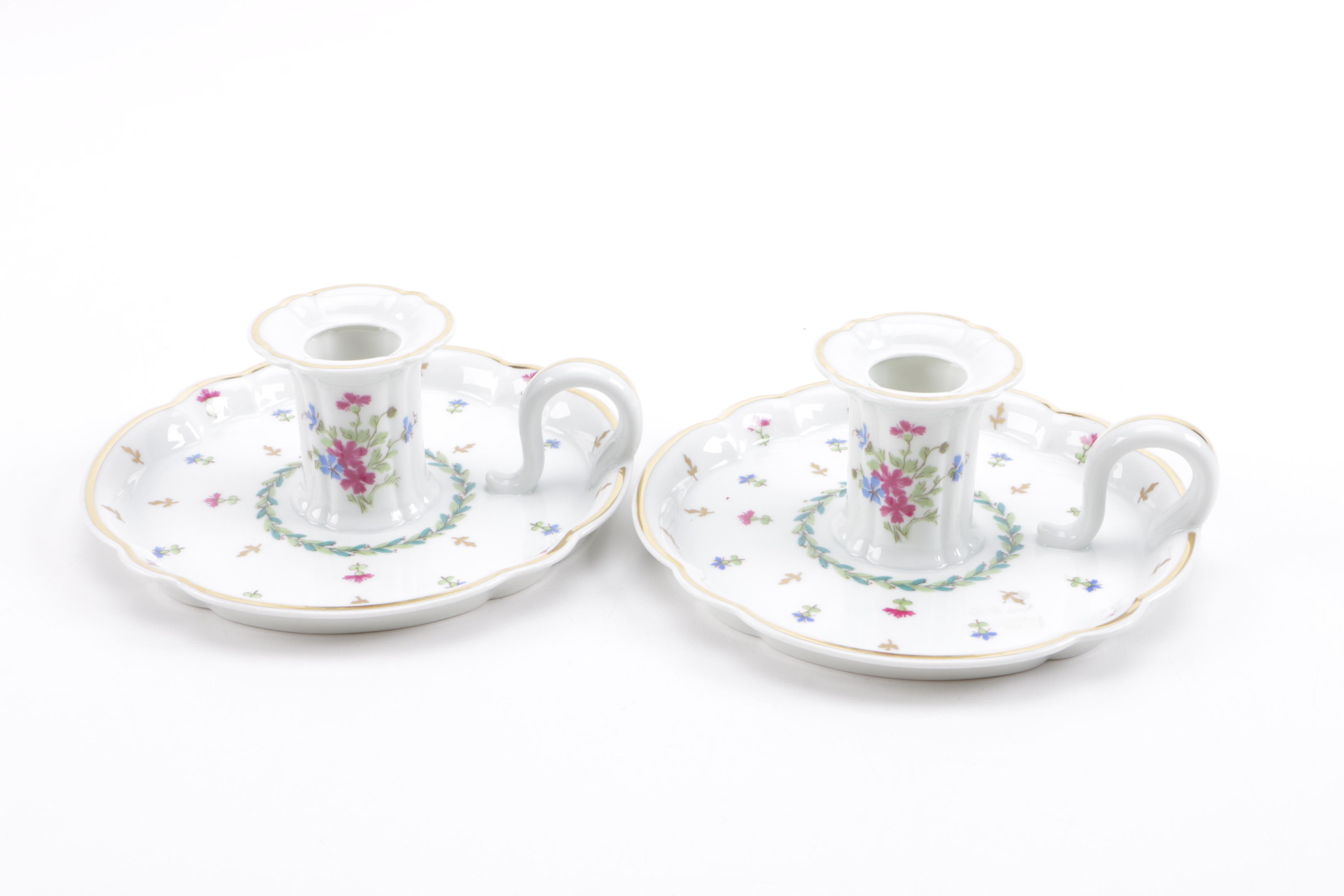 Porcelain Décor Featuring Bing & Grondahl "First Kiss" Figure