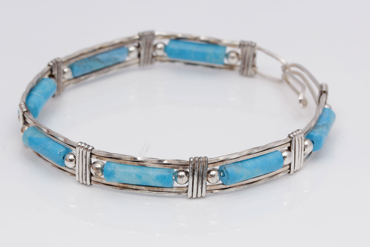 Sterling Silver Turquoise Bracelet