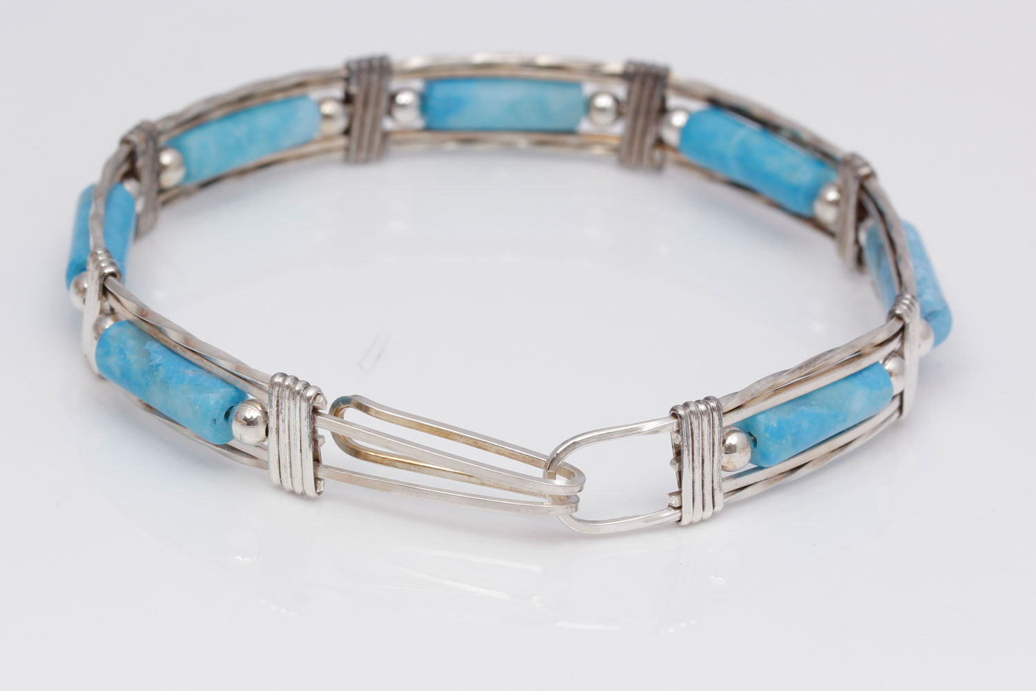 Sterling Silver Turquoise Bracelet
