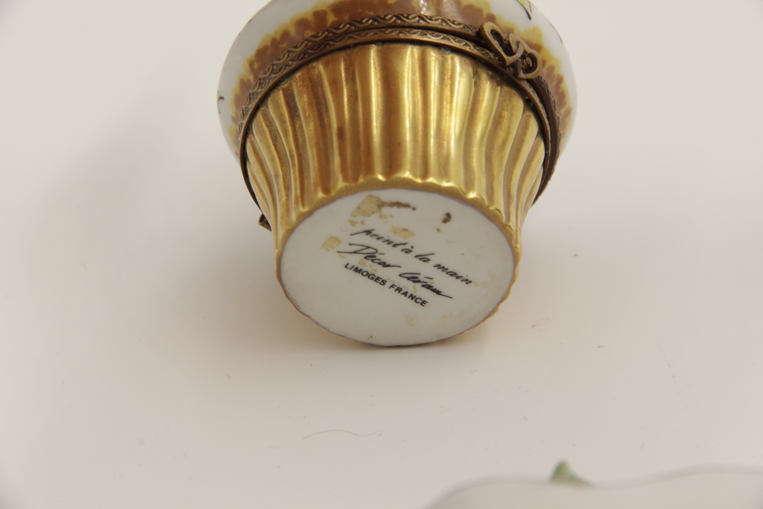 Limoges Hand-Painted Holiday Trinket Boxes