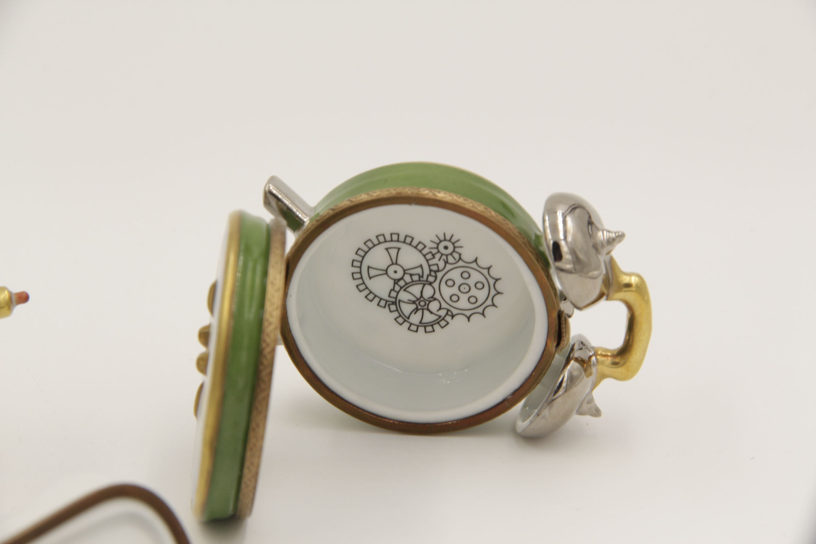 Limoges Hand-Painted Holiday Trinket Boxes