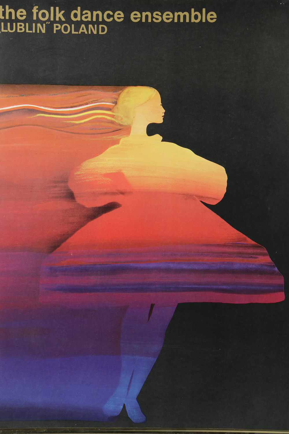 Half-Tone Poster Print on Paper for "The Folk Dance Ensemble"