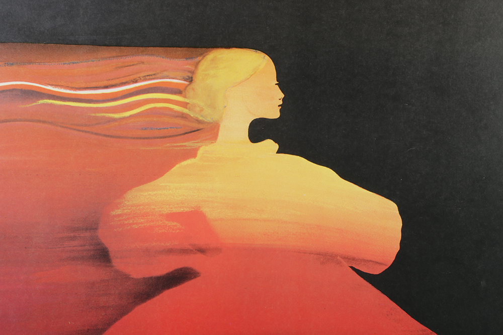 Half-Tone Poster Print on Paper for "The Folk Dance Ensemble"