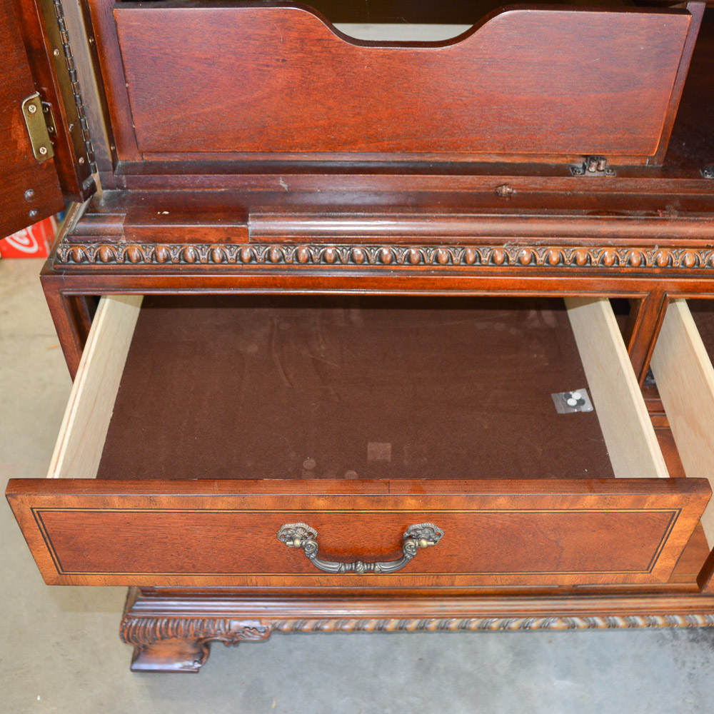 Ornate Federal Style Media Armoire by Universal Furniture