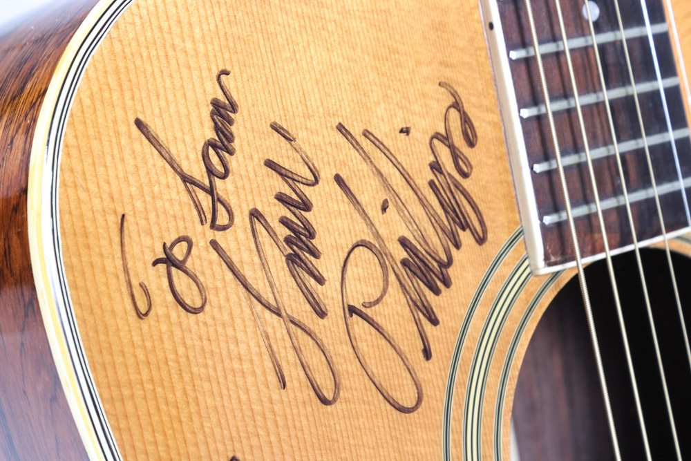 Willie Nelson and Others Signed Ventura V-35 Acoustic Guitar