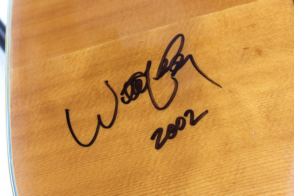 Willie Nelson and Others Signed Ventura V-35 Acoustic Guitar