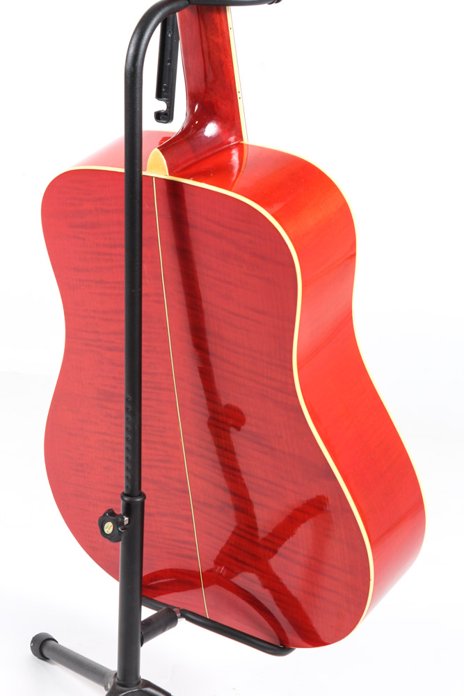 Vintage Ventura V-24 12-String Acoustic Guitar with Case