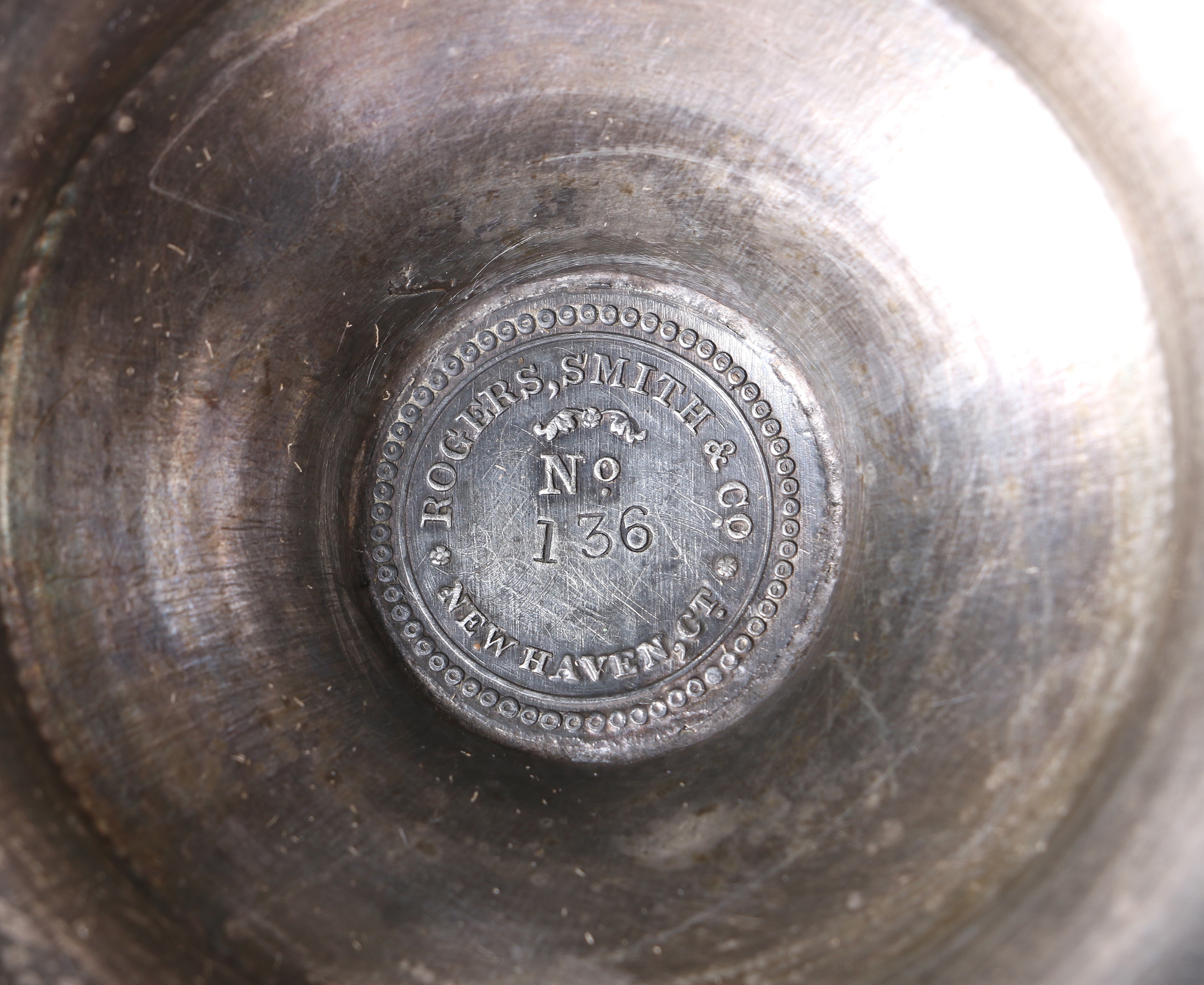 Rogers, Smith & Co. Condiment Server and Glass Bottles