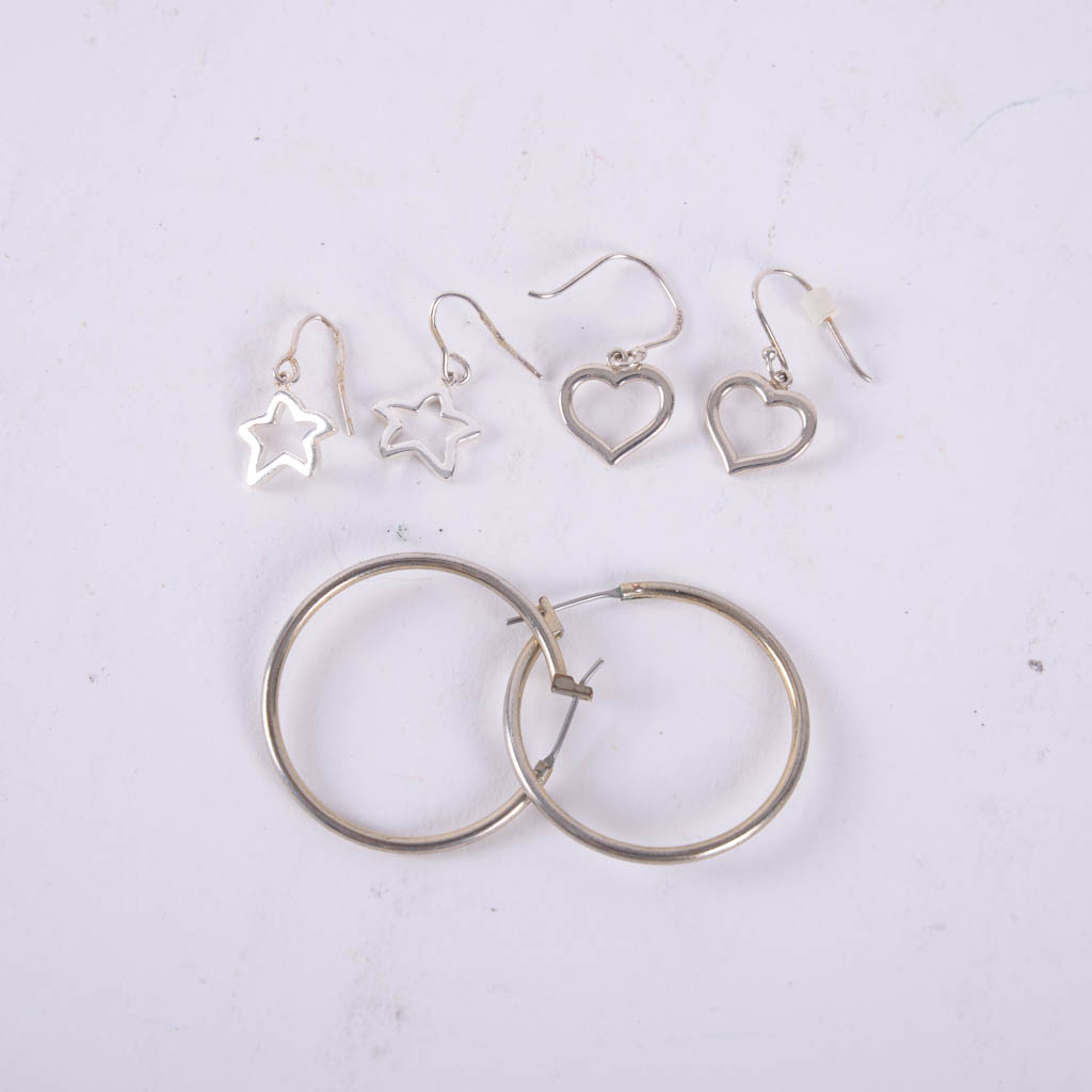 Collection of Sterling Silver Jewelry