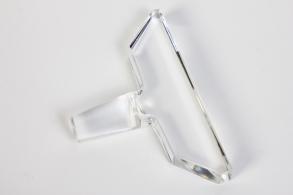 Crystal Decanter with Etching of Sail Boat