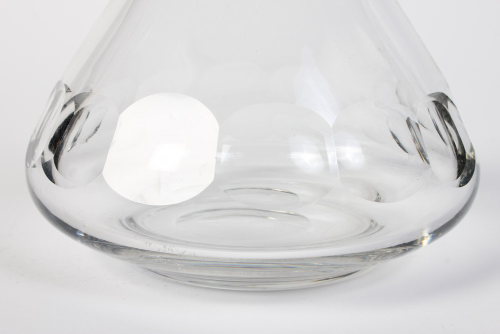 Crystal Decanter with Rounded Base