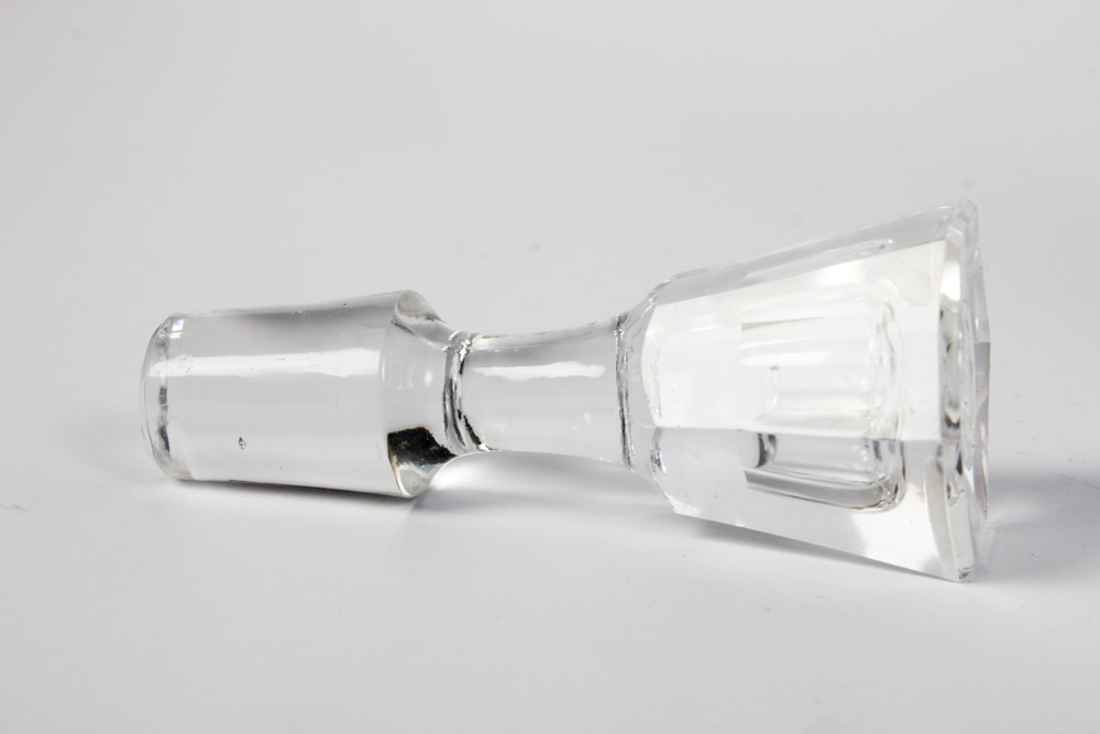 Crystal Decanter with Rounded Base