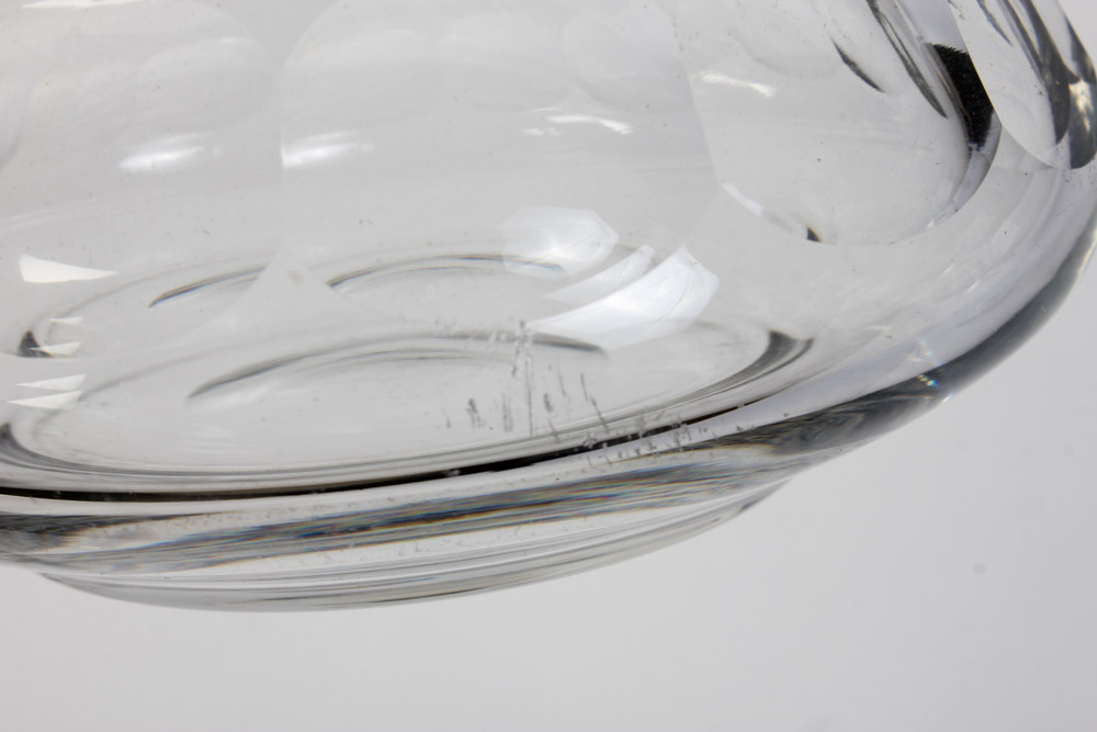 Crystal Decanter with Rounded Base