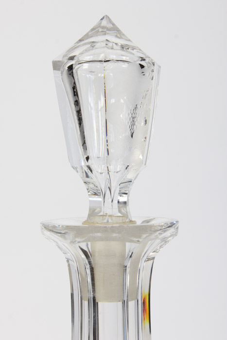 Hand Etched Crystal Decanter