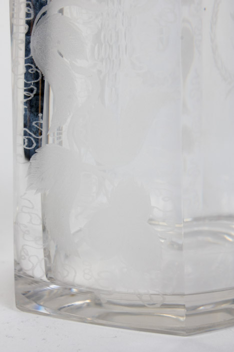Hand Etched Crystal Decanter
