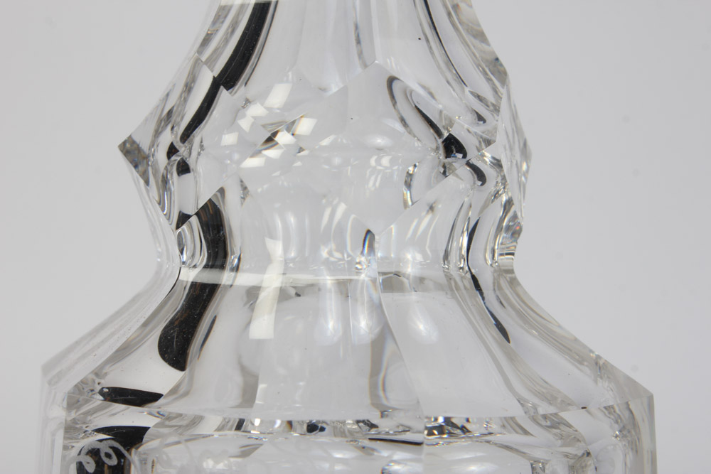 Hand Etched Crystal Decanter