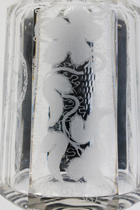 Hand Etched Crystal Decanter